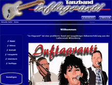 Tablet Screenshot of inflagranti-wb.de